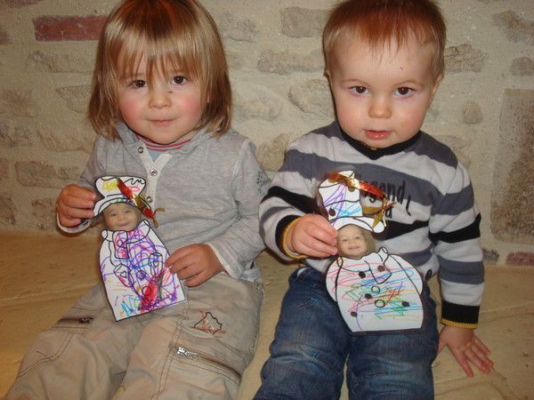 Bonhomme de neige avec photo